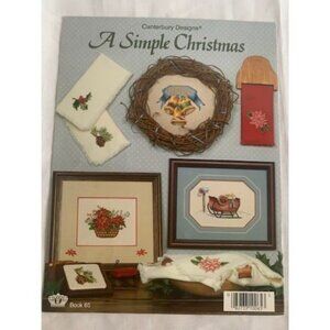 Canterbury Designs a Simple Christmas Cross Stitch Pattern Book 65
